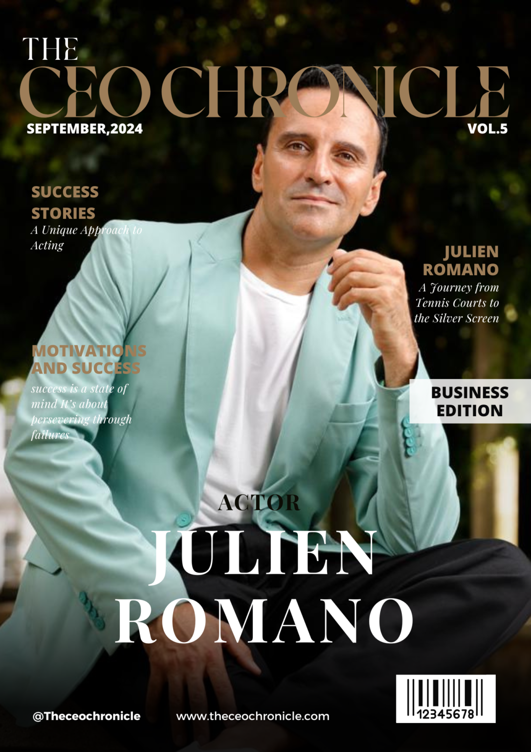 Julien Romano: A Journey from Tennis Courts to the Silver Screen