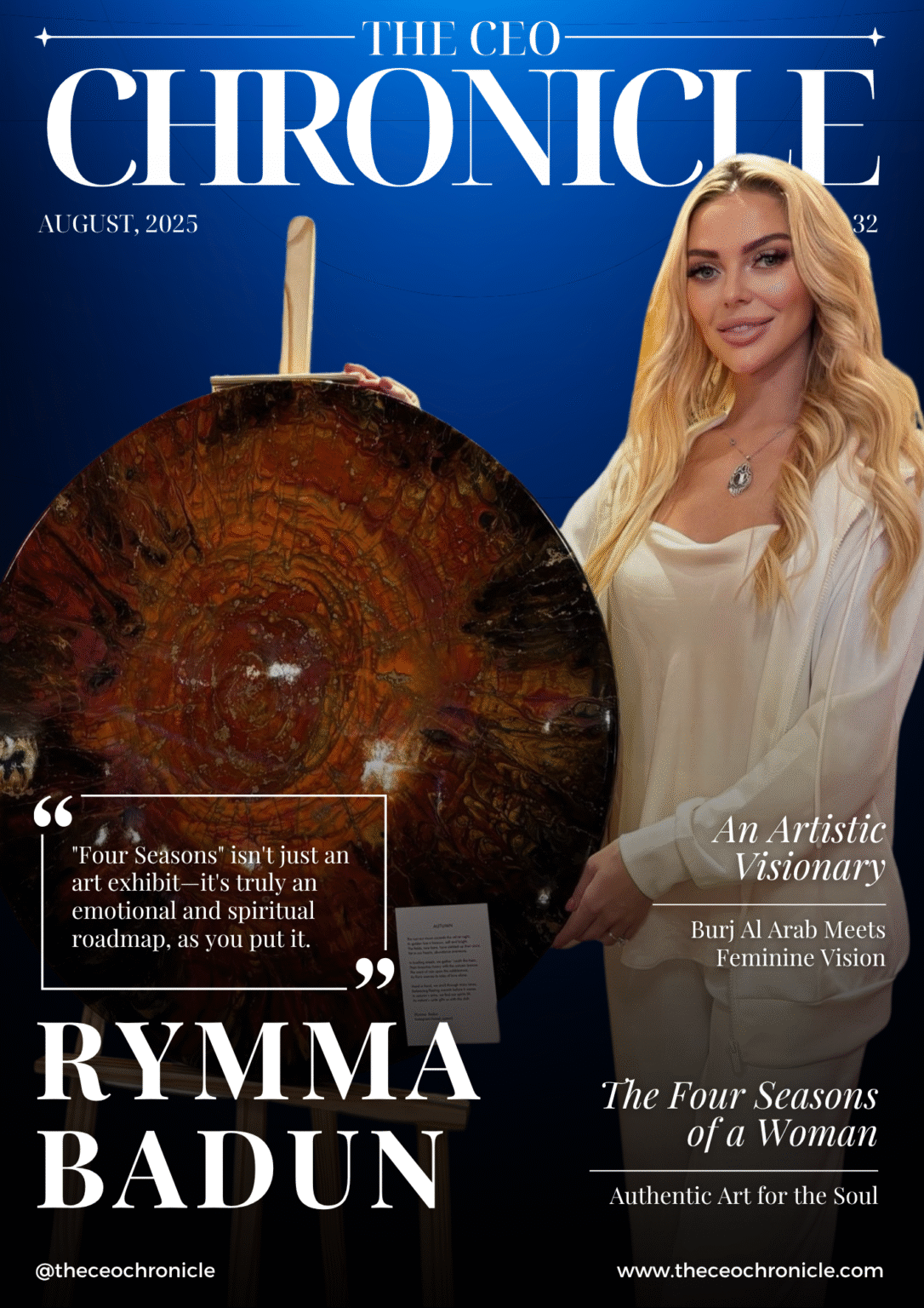 The Renaissance Woman: A Conversation with Rymma Badun on Art, Transformation, and “Four Seasons”
